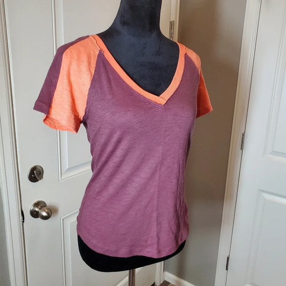 NWT SO Juniors Size Medium Short Sleeve Shirt Plum Prune - Picture 5 of 16